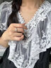 DR求婚鉆戒K金/PT950鉑金典雅雪花莫桑鉆戒結(jié)婚情人節(jié)生日禮物 1克拉 D-E色/極白 禮盒+證書 PT950 活口(大小可調(diào)節(jié)) 曬單實(shí)拍圖