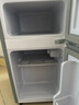 奧克斯小冰箱家用小型迷你冷藏冷凍兩用出租房宿舍用節(jié)能省電寢室辦公室電冰箱 【熱賣(mài)款 升級(jí)凈化去味】22A126DW銀 曬單實(shí)拍圖