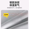 戶外洗澡淋浴帳成人浴罩家用加厚保暖淋浴帳簡易移動廁所更衣帳篷 軍綠色涂銀【三窗】 【1.2長*1.2寬*1.9高】 曬單實(shí)拍圖