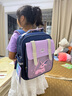 卡拉羊寶可夢小學生1-4年級減負防下墜云朵書包女 月亮伊布丨莫奈紫18L 曬單實拍圖