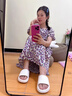 安尚芬醫(yī)用手術(shù)室拖鞋女防滑2025夏季新款醫(yī)護(hù)士防臭eva厚底涼拖男外穿 白色【抗菌防臭】 37-38 適合36-37腳穿 曬單實(shí)拍圖
