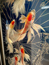 趙氏恒璽（ZONLOLV）新中式銅雕畫(huà)荷花九魚(yú)聚福手工銅板雕刻畫(huà)高檔入戶墻壁玄關(guān)裝飾畫(huà) 荷花九魚(yú)圖-進(jìn)口北美黑胡桃木框 160*80cm 曬單實(shí)拍圖