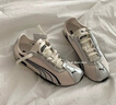 彪馬（PUMA）ROSE樸彩英同款H-STREET薄底鞋T頭鞋男女休閑鞋 403692 銀光白-05 42 曬單實拍圖