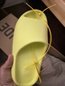 阿迪達斯YEEZY SLIDE夏季 軍褐色沙灘休閑運動拖鞋 GW1931 UK4.0碼36.5 蘋果綠 42 曬單實拍圖