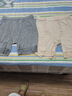 浪莎（LangSha）加肥大碼安全褲女夏季防走光打底保險內(nèi)褲莫代爾蕾絲平角褲300斤 灰1/膚1【免穿內(nèi)褲】 裝 2條 L 大碼100-180斤 曬單實拍圖