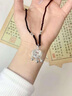 老鳳祥銀項(xiàng)鏈女足銀平安鎖項(xiàng)鏈純銀長命鎖吊墜七夕情人節(jié)禮物送女友老婆 【經(jīng)典品牌禮盒】平安鎖項(xiàng)鏈 曬單實(shí)拍圖