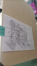 蒙瑪特 三角金屬畫架 黑色寫生素描畫架素描套裝 手搖折疊畫板架銀素描套裝 美術寫生V XD-YHJ03 曬單實拍圖