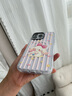 FUNNY RICH兔兔貼貼適用iPhone16ProMax手機殼蘋果15puls新款磁吸保護套漸變色透明14女款防摔高級感可愛個性 撞色珍珠白（磁吸款） iPhone 14 Pro Max 曬單實拍圖