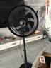 鉆石牌電風(fēng)扇鋁葉落地扇小型家用10寸12寸強力大風(fēng)力風(fēng)扇落地式搖頭風(fēng)扇 [10寸2型黑色]7片塑料葉三檔 曬單實(shí)拍圖