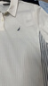 諾帝卡（NAUTICA）【商場(chǎng)同款】女裝春夏新款混紡親膚舒適休閑POLO衫女41KO07 白色1BW L 曬單實(shí)拍圖