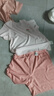 童泰夏季5月-4歲嬰兒男女寶寶短袖套裝TS31J422 粉色 90cm 曬單實(shí)拍圖