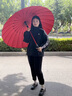 愛(ài)上雨超大防水套雨傘長(zhǎng)柄自動(dòng)加固加大大號(hào)雙人男士抗風(fēng)暴雨結(jié)實(shí)專(zhuān)用傘 升級(jí)款24骨直柄防水套-幸運(yùn)紅 曬單實(shí)拍圖