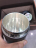 帝言生日禮物實(shí)用 高檔銀杯子999純銀水杯足銀內膽保溫杯銀茶杯男女士 灰色【足銀內膽+鑒定證書(shū)】 曬單實(shí)拍圖