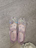 泰蘭尼斯夏季新款兒童涼鞋水晶果凍鞋女童閃燈鞋小女孩公主鞋洋氣 漸變紫 30 內長(cháng)19cm 適合腳長(cháng)18.5cm 曬單實(shí)拍圖
