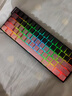 狼蛛（AULA）MINI 60HE磁軸鍵盤無線三模 RT電競游戲客制化機械有線連接網(wǎng)頁驅(qū)動 無畏契約 8K回報率可調(diào)死區(qū) MINI60HEPRO黑色【煙云磁軸+黑莓粉等高線 曬單實拍圖