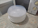 JCZS德國品牌微波爐蒸籠蘇泊專(zhuān)用器皿加熱蒸盒饅頭餃子家用耐高溫帶蓋 大號兩層百分之80的人 26.5cm 曬單實(shí)拍圖