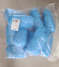 星工 一次性鞋套 無紡布加厚耐磨防塵透氣室內(nèi)工廠實(shí)驗(yàn)室腳套 均碼藍(lán)色100只 曬單實(shí)拍圖