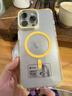 梵皓伊新款鏡頭隱形支架適用蘋果16Promax磁吸手機(jī)殼iPhone15Pro簡約透明13高透不發(fā)黃14防滑邊框保護(hù)套 【黃色-磁吸款】雙色訊彩透明殼 IPhone15Pro 曬單實(shí)拍圖
