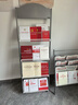 得力 RC 4層金屬報(bào)刊雜志架 宣傳冊(cè)展示架 辦公室前臺(tái)落地書架資料架 高1.45米9307 一只 曬單實(shí)拍圖