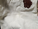 沐霓 兒童polo衫套裝男童夏季2025新款短袖寶寶中小童衣服褲子兩件套 緣創(chuàng)熊套裝-米白+咖色 90碼 曬單實拍圖