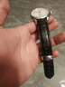 適用天梭1853真皮手表帶原裝力洛克俊雅卡森杜魯爾男女蝴蝶扣表鏈 【原裝款】黑色-銀色蝴蝶扣 19mm 曬單實(shí)拍圖