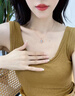 菲仕倫永恒之心女士項鏈吊墜鑲鉆毛衣鏈生日禮物送女友老婆情人節(jié)七夕 . 曬單實拍圖