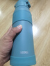 膳魔師大口徑直飲學(xué)生保溫杯FJR-720/1000ML男 女 士保冷運動(dòng)型便攜水杯 湖泊綠（帶杯套） 1000ml 曬單實(shí)拍圖
