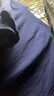 弄堂里洋氣不規則棉麻短袖襯衫夏大碼女裝寬松文藝純色V領(lǐng)薄亞麻T(mén)恤上衣 藍色 5XL 【建議190-210斤】 曬單實(shí)拍圖