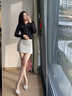 CARESS & KUDOS商場同款官方小ck法式尖頭細高跟鞋女2025新款高顏值生日禮物婚鞋 香檳色 7.5cm -（舒適羊皮墊） 37 曬單實拍圖