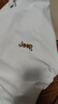 吉普（JEEP）短袖T恤男士夏季寬松潮牌涼感透氣莫代爾衣服男裝 白色 XL 曬單實(shí)拍圖