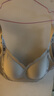 赫蓮娜（HR）內(nèi)衣女士文胸小中胸?zé)o痕聚攏胸罩提拉收副乳蜜桃胸 銀灰色 2XL 曬單實(shí)拍圖