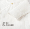 babylove【清倉(cāng)】新生兒半背衣秋季純棉提花嬰兒上衣打底滿月寶寶護(hù)肚衣服 曬單實(shí)拍圖