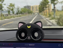 酷車車適用于小米SU7智能雙儀表盤硅膠裝飾帽創(chuàng)意擺件汽車內(nèi)飾用品配件 【煤球-硅膠款】雙儀表盤裝飾帽 曬單實拍圖