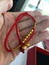 中國黃金（CHINA GOLD）足金兩世歡腳鏈女蓮花蓮蓬轉(zhuǎn)運(yùn)珠腳飾七夕情人節(jié)禮物送女朋友老婆 兩世歡腳鏈 曬單實(shí)拍圖