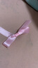 絲帶蝴蝶結發(fā)夾側邊夾對夾芭蕾風(fēng)少女飄帶發(fā)卡綁發(fā)飾 淺粉色一對 曬單實(shí)拍圖