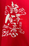 GENIOLAMODE本命年紅色t恤男新年國風純棉休閑寬松百搭印花蛇年衣服 紅色 XL 曬單實拍圖