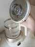 美的（Midea）全玻璃養(yǎng)生壺全自動燒水壺母嬰恒溫電熱水壺花茶壺全包裹護底防碎1.5L MK-YS15B201 曬單實拍圖