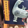 周鼎 晉侯鳥(niǎo)尊 山西博物院同款文創(chuàng  )仿古工藝品家居裝飾品擺件中式禮品 鳥(niǎo)尊（鋅）禮盒裝帶底座 高13cm 曬單實(shí)拍圖