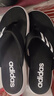 阿迪達(dá)斯 （adidas）涼拖鞋男鞋 秋季新款游泳沙灘鞋防滑耐磨休閑夾腳人字拖 EG2069/黑色/人字拖 43 曬單實(shí)拍圖