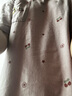 古今（GUJIN）睡裙女夏季2025新款純棉短袖薄款寬松中長款睡衣女家居服連衣裙 曬單實拍圖