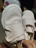 卡特兔學(xué)步鞋嬰兒機(jī)能鞋秋季童鞋入園室內(nèi)鞋寶寶幼兒園小白鞋子X3CE026 曬單實(shí)拍圖