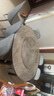 豐舍 餐桌 可變圓桌伸縮折疊實木巖板餐桌椅組合現(xiàn)代輕奢餐桌餐廳飯桌 黑灰色-意大利灰?guī)r板-101皮椅 【1.35米】 一桌6椅 曬單實拍圖