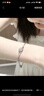 ALLOVE四葉草純銀手鏈女足銀手環(huán)轉(zhuǎn)運(yùn)首飾七夕情人節(jié)禮物送女友老婆生日 曬單實(shí)拍圖