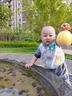 貝木惠（beimuhui）不倒翁嬰兒玩具兒童早教寶寶洗澡戲水孩子嬰兒0-3歲洗澡玩具 黃色【水陸三合一不倒翁】可啃咬 曬單實拍圖