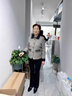 俞兆林（YUZHAOLIN）媽媽秋裝50歲60洋氣高貴短外套2025新款中老年人女裝休閑薄款上衣 高級(jí)灰 L  （建議85-100斤） 曬單實(shí)拍圖