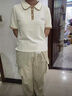 湯靈鼠女童夏季套裝新款洋氣女孩衣服初中女生短袖工裝褲兩件套夏裝時尚 咖色套裝【短袖+工裝褲】 160 （M）碼 【建議90-105斤】 曬單實拍圖