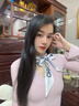 束芬女生項(xiàng)鏈輕奢小眾設(shè)計(jì)百搭頸鏈2025新款仿珍珠小絲巾項(xiàng)鏈韓系飾品 腰果字母絲巾項(xiàng)鏈 曬單實(shí)拍圖