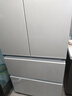 Haier/山茶花系列485升超薄零距離自由嵌入全空間保鮮風(fēng)冷無(wú)霜一級(jí)變頻多門家用大容量電冰箱法式四開門 BCD-485WGHFD1BWLU1 曬單實(shí)拍圖