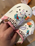 JCZS德國品牌洞洞鞋涼拖鞋夏季室內(nèi)外卡通兔子?jì)胗變盒『⑾丛鑼殞毎^ 花朵兔-粉色 24 140mm 內(nèi)長(zhǎng)14cm適合20-21碼 曬單實(shí)拍圖