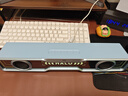 漫步者花再Halo SoundBar桌面音響音箱家用臺式電腦游戲音響長條有線音箱藍牙5.4RGB燈效 冰川藍 曬單實拍圖